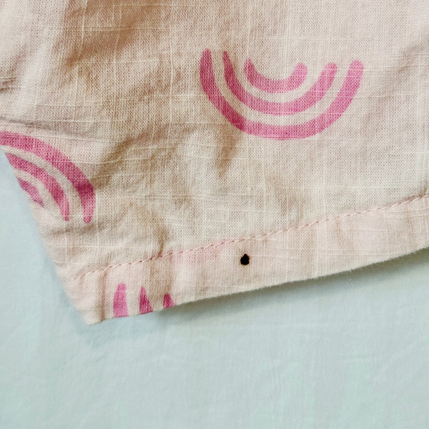 Pink Rainbow Dungarees Romper 0