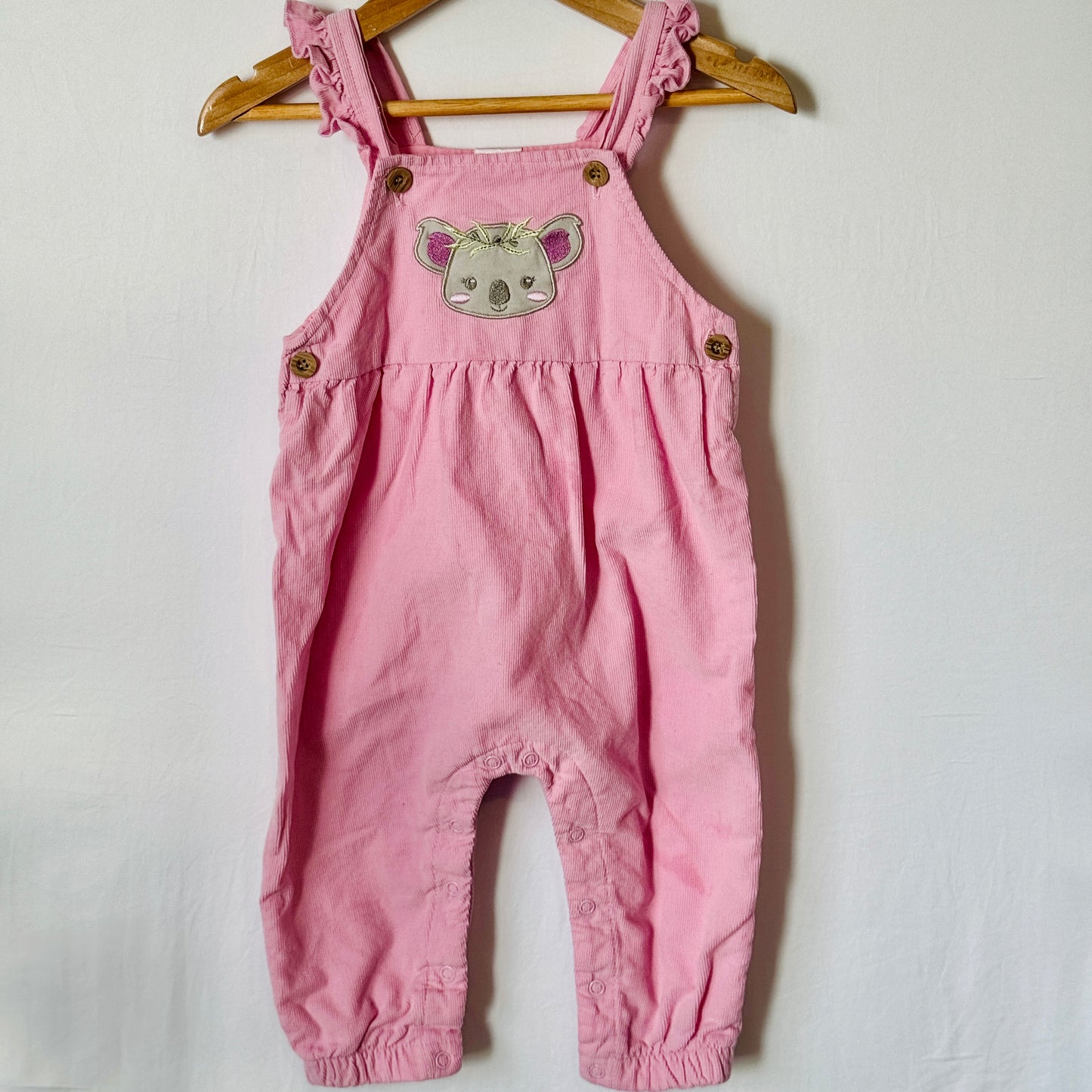 Pink Koala Dungarees 0